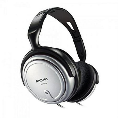 Philips Over Ear Wired Studio Headphones with Volume Control for TV & PC with 3.5mm and 6.3mm Cable