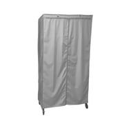 Covered Living Storage Shelving unit cover, fits racks 36"Wx24"Dx72"H in Charcoal Grey