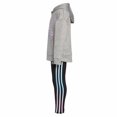 thumbnail image 3 of adidas Youth Girl's 2 Piece Hoodie and Legging Active Clothing  SIZE T2, regular, Grey Heather, 3 of 3