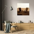thumbnail image 3 of Alan Hausenflock 15x15 Gallery Wrapped Canvas Wall Art Titled - Adirondack Chairs Sq. I, 3 of 4