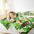 thumbnail image 4 of jejeloiu Red Berry Full Size Comforter Sets,Christmas Cardinal Bird Bedding Comforter Set,Green Beige Bedding Sets For Girls,Super Cozy Room Decor Reversible,3-Piece, 4 of 8