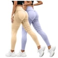 thumbnail image 2 of ZIXKCGDSE Yoga Pants Women 2 Pack High Waist Leggings Workout Gym Running Pants Going Out Size M, 2 of 3