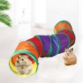 thumbnail image 4 of enjoywould Hamster Toy Collapsible S-shaped Animal Activity Tunnel Toy Waterproof Hideaway for Hamsters Rabbits Ferrets, 4 of 5
