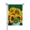 thumbnail image 5 of Sigee Sunflowers in Bucket for Live Happy Decorative Small Garden Flag,Double Sided Yard Flags Holiday Garden Flags for All Seasons, 5 of 9