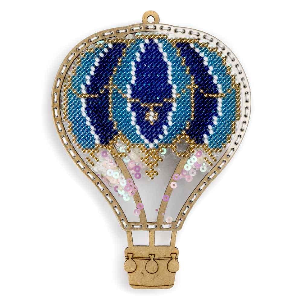 Set for embroidery with beads on a plastic base FLPL-074