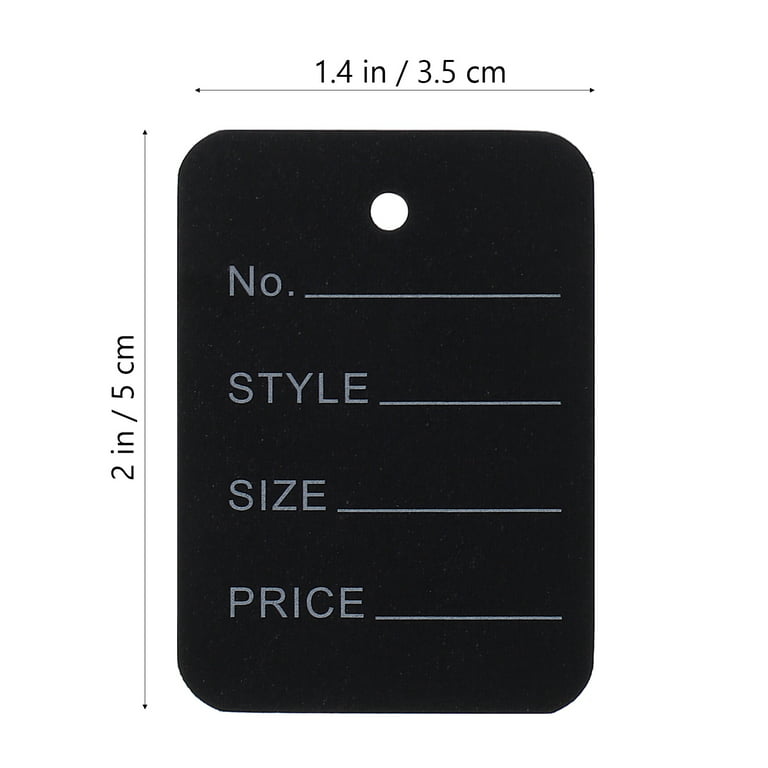 1000pcs Price Tags Clothing Tags Merchandise Marking Tags Display
