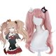 thumbnail image 2 of Disfraz de Cosplay de Anime Danganronpa enosima Junko, uniforme de café, ropa de trabajo, Falda corta, peluca trenzada de doble cola, disfraz de Halloween, 2 of 5