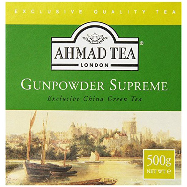 Ahmad Tea Loose Leaf Green Tea, Gunpowder, 17.64 Ounce