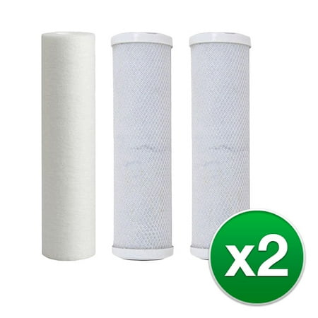 

Filter Kit For iSpring 3 Stage RO System (2-Pack) Replacement RO Filter Kit