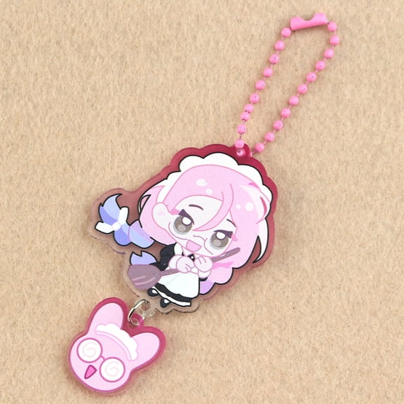 Alien Stage Chain for Pants Keychain Man Acrylic Kawaii Backpack Pendant Ornament Ring Accessories Gift