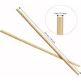 thumbnail image 4 of 100 pares de palillos desechables de 8 pulgadas, palillos chinos de bambú empaquetados individualmente, palillos chinos de bambú natural a granel para comer,, 4 of 4