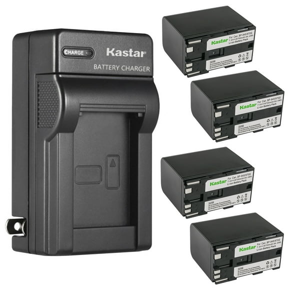 Kastar 4-Pack Battery and AC Wall Charger Replacement for RED KOMODO 6K Digital Cinema Camera