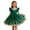 z251118-Green-a, variant on XEGLSBU Girls Dresses Size 8/10 Child Xmas Girls Dress Party Dance Kids Christmas Princess Pageant Gown Girls Dress Girls Dresses Blue Size 10-12 Green Size 11-12 Years