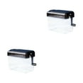 thumbnail image 4 of Transemion Time-saving Manual Paper Shredder For Large Capacity Easy To Hand Paper Shredder Portable Shredder black 2Set, 4 of 6
