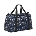 thumbnail image 2 of Balery Cherry Blossoms on Navy Background Bolsa de Gimnasio para Mujeres, Bolsa de Viaje con Bolsillo Húmedo, Bolsa de Fin de Semana para Mujeres, Bolsa de Viaje Resistente al Agua, 2 of 7