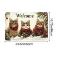 thumbnail image 3 of Kumdkd Christmas Carpet Entrance Door Mat - 16"x24" Absorbent Nonslip Foot Mat for Kitchen, Bathroom & Entryway | Dirt-Proof, Easy to Clean Polyester Mat, 3 of 6