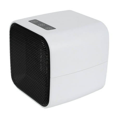 

POCREATION Air Cooler Mini Air Heater and Cooler Dual Use Desktop Fan Heater Overheat Protection for Home Office Desktop Heater