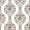 Rose Pink & Spruce, variant on NextWall Floral Ogee Peel and Stick Wallpaper 20.5 in. W x 18 ft. L - Steel & Rustic Taupe