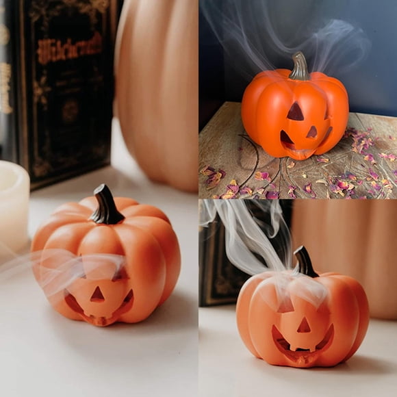 TIELUTT Porte-Encens Citrouille Halloween Maison Citrouille Réaliste Yoga Apaisant Ornement de Noël Fille Décorations de Noël Élégant Flocon de Neige Ornement Boules Ornement de Noël Ornement Fantaisie