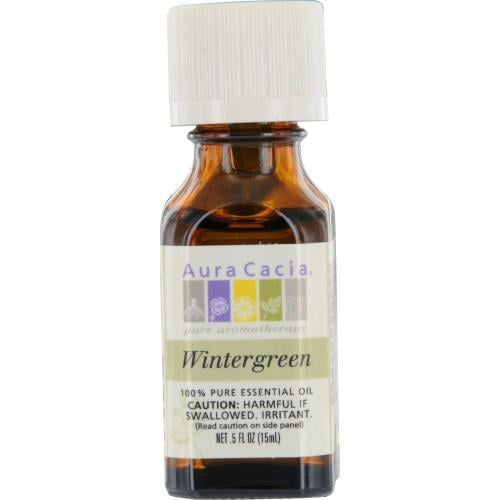 Aura Cacia Huile Essentielle Pure de Wintergreen - 0,5 fl oz