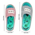thumbnail image 2 of Foot Massage Slippers Health Shoe Reflexology Magnetic Sandals Acupuncture Healthy Feet Care Massager Magnet Shoes Healthy, 2 of 14