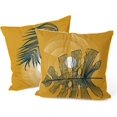 thumbnail image 1 of lkijhrd Decorative Square Throw Pillow Covers Farmhouse Cushion Cases Designed of Boho  Made of Polyester Blend. Pack of 2  18x18 Inch. Patterned for Sofa, 1 of 7