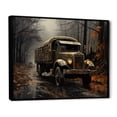 thumbnail image 2 of Designart "Vintage 1930S Brown Delivery" Truck Floater Framed Canvas Prints, 2 of 5