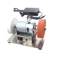 thumbnail image 1 of Kenally Amoladoras de banco eléctrico, potencia del Motor de 100W, rango de velocidad de 0-6000 RPM, máquina rectificadora pequeña, afilador Artesanía (amarillo/blanco), 1 of 6