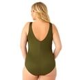 thumbnail image 2 of Catalina Women's Plus Size Ribbed One Piece Swimsuit, 2 of 3