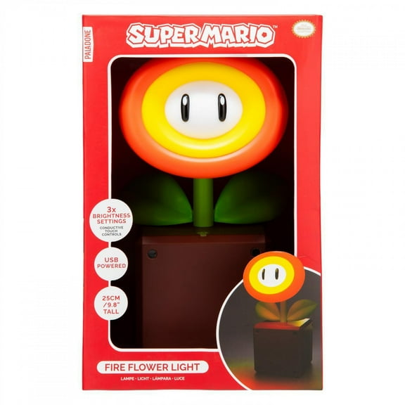 Super Mario Bros. Fire Flower Desk Lamp