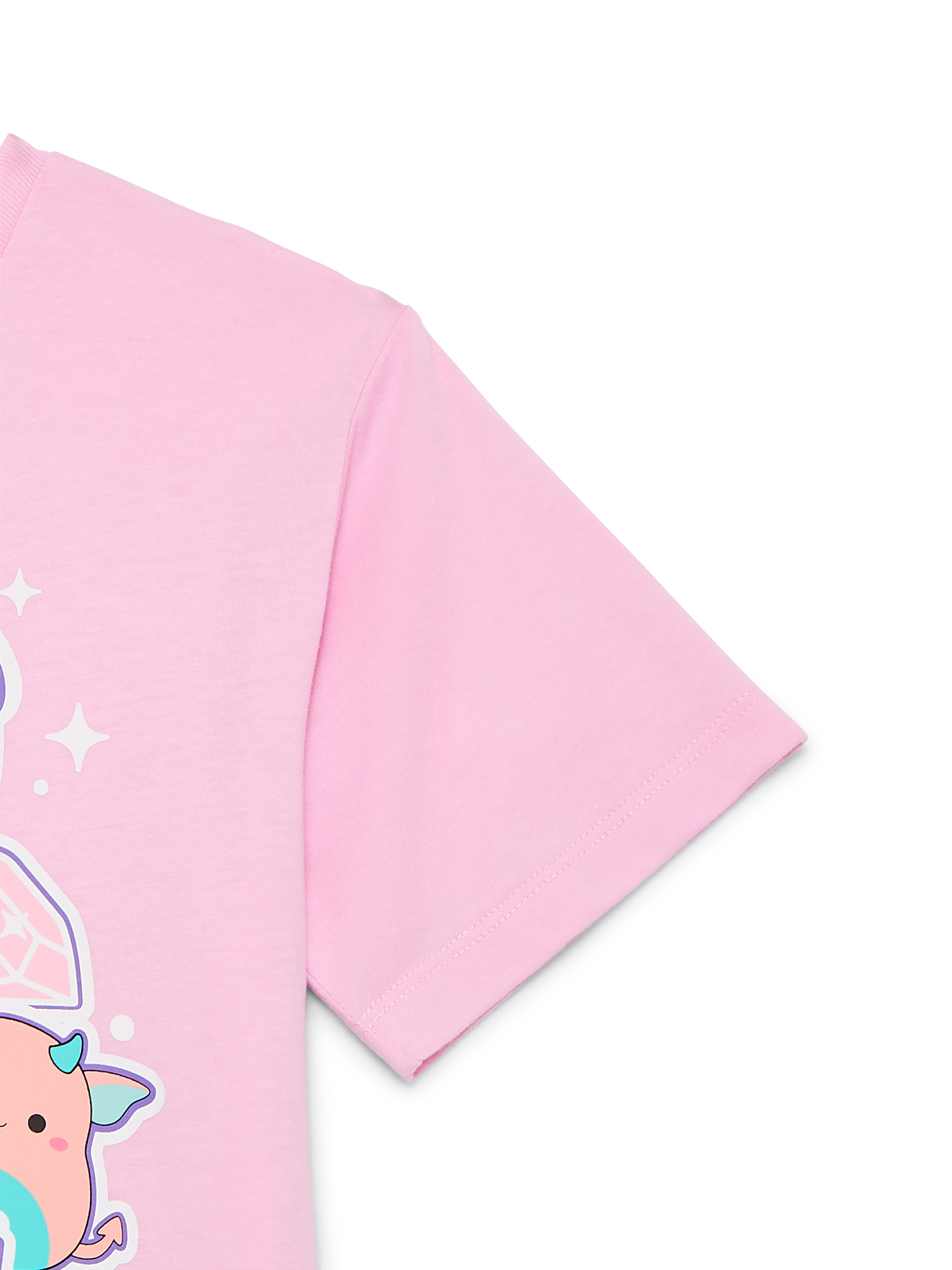 Squishmallows Girls Graphic Tee with Short Sleeves, Sizes 4-16