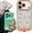 Orange, variant on Vibrant LED Bowknot Phone Case for iPhone 17/16/15/14/13 Pro Max, Built-in Colorful Glowing Cover with Multiple Flash Modes