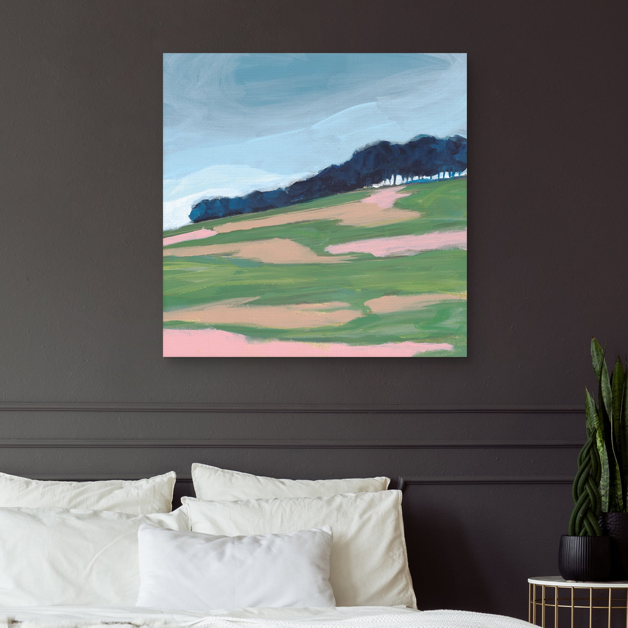 Green Knoll by Willowbrook Fine Art Canvas Art Print