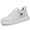 White, variant on Elevator Shoes Men's 6/8/10 Cm Unisex Height Adjustable Shoes Height Lift Higher Shoes Casual Elevator Shoes Non Breathable Elevator Trainers Lace Up Shoes