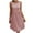 Pink, variant on Summer Dresses for Womens 2026 Fashion Oversize Round Neck Loose Oversized Dress Solid Color Casual Sleeveless Midi Dress Gift for Women