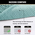 thumbnail image 5 of Grey Rugs for Bathroom Slip-Resistant Shag Chenille Bath Rugs Mat Extra Soft and Absorbent Bath Rug for Shower Room Machine-Washable Fast Dry (Grey, 17" x 24"), 5 of 5