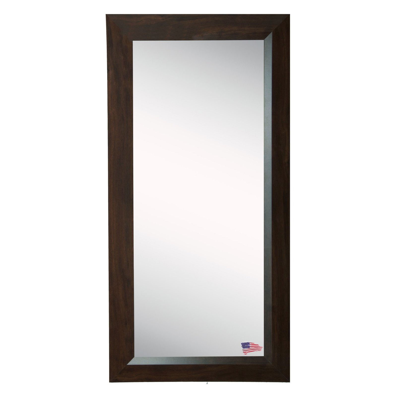 Rayne Mirrors Walnut Floor Mirror - Walmart.com