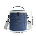 thumbnail image 3 of Dmlowu Lunch Bag Durability Lunch Box for Women Insulated Cooler Lunch Box for Men Lightweight Lunch Tote Bag for Home Office School Supplies, 7x7x7", 3 of 7