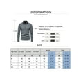 thumbnail image 5 of Gvmfive Men's Solid Half Open Collar Zipper Long Sleeve Casual Tops, 5 of 5