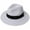 White, variant on Unisex Wide Straw-Hat Straw Sunshade Panama Roll Up Fedora Beach Sun Hat