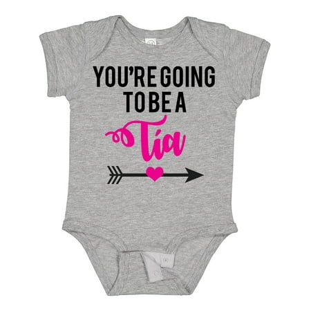 

Inktastic You re Going to Be a Tia Gift Baby Boy or Baby Girl Bodysuit