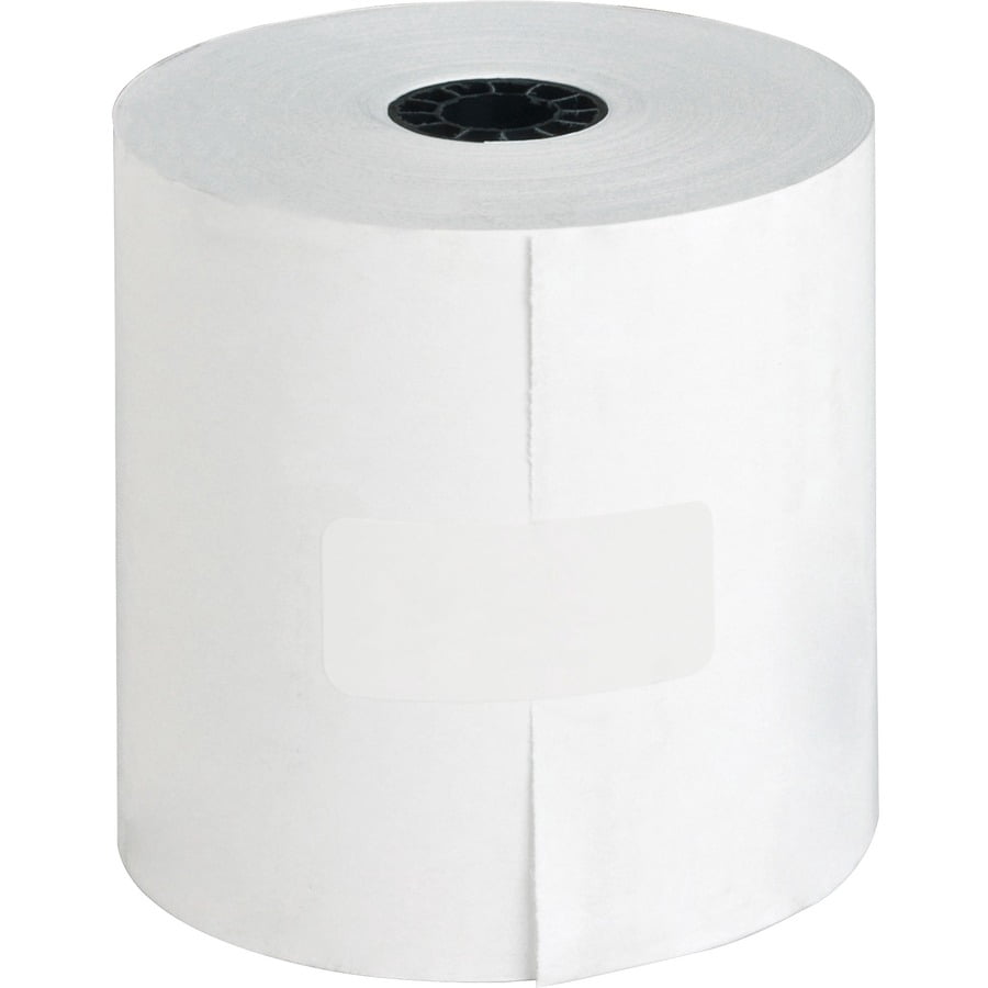 Business Source Thermal Thermal Paper - White - 3 1/8" X 273 Ft - 48 G/m² Grammage - Smooth - 50 / Carton