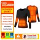 thumbnail image 1 of Ropa interior térmica calentada, chaqueta calefactora de invierno, ropa de esquí, chaqueta calentada de lana, pantalones cálidos de otoño, ropa con calefacción eléctrica USB, 1 of 4