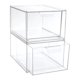 thumbnail image 1 of 2 cajas de plástico apilables para guardar dispositivos electrónicos y cosméticos., 1 of 5