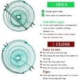 thumbnail image 5 of Drasry Fishing Bait Trap 1Pcs Portable Crawfish Shrimp Net Collapsible Fish Cage 15.75 x 11.8in, 5 of 7