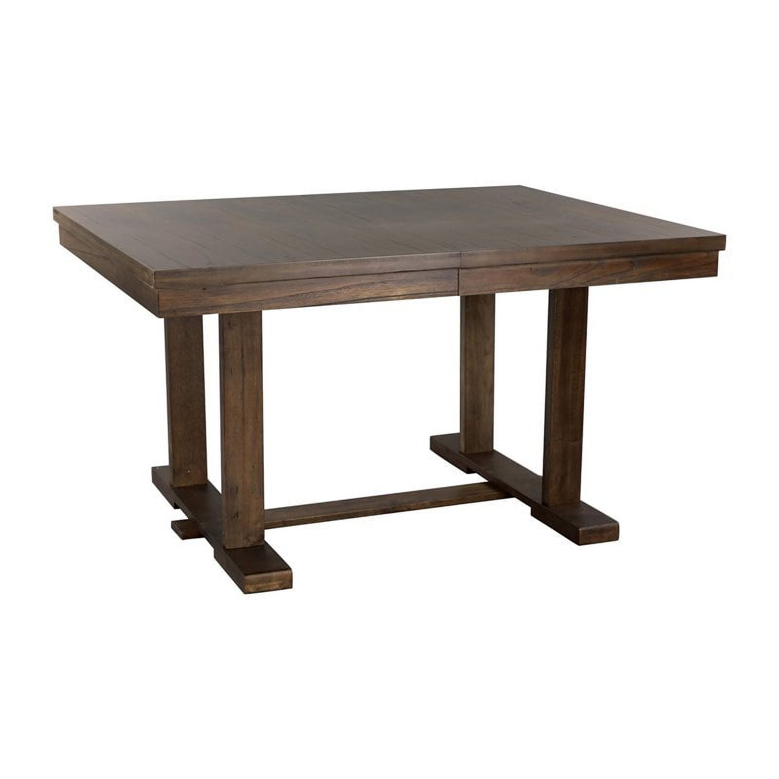 Topline Home Furnishings Dark Brown Dining Table