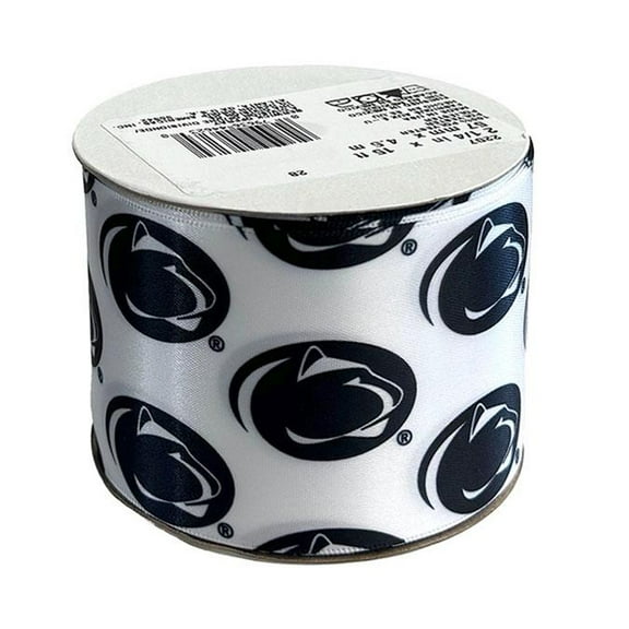 Penn State Printed Ribbon 2.5"-Inch Width, 15 Foot Spool