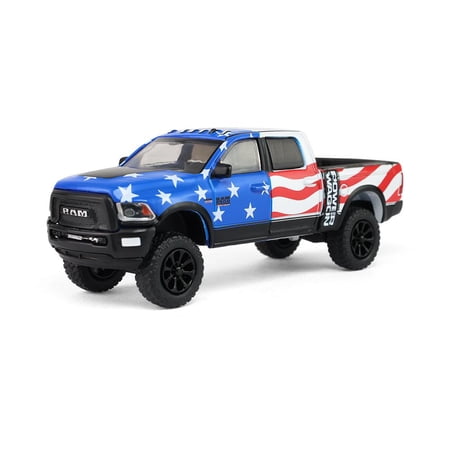 1/64 2017 Ram 2500 Power Wagon Pickup Truck America's 250 Edition, Anniversary Collection Series 18 by GreenLight Collectibles, 28180-B