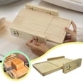 thumbnail image 2 of Vegetable Cutter 1 Product Category Solid Wood Bread Slicer Household Multifunctional Baking Bread Slicer Adjustable Thickness With Storage Base Breadcrumb Tray, 2 of 6