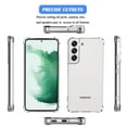 thumbnail image 6 of TakFox For Samsung Galaxy S22/S22 Plus Case, Shockproof Rugged Full Protection Soft TPU Bumper Clear Case Shell Ultra-Thin Slim Fit Flexible Rubber Anti-Scratch Cover, 6 of 7